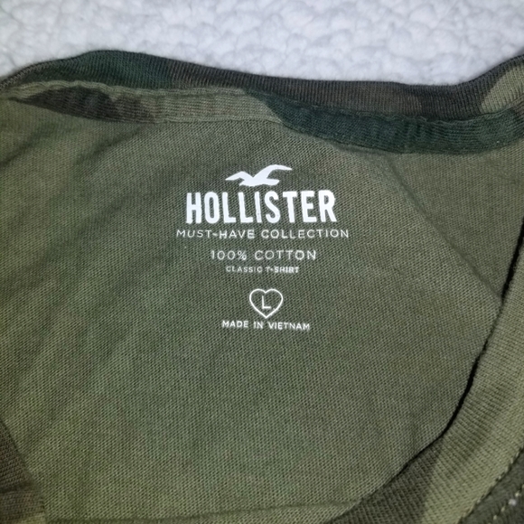 Hollister Green Camo T Shirt sold - Picture 4 of 4